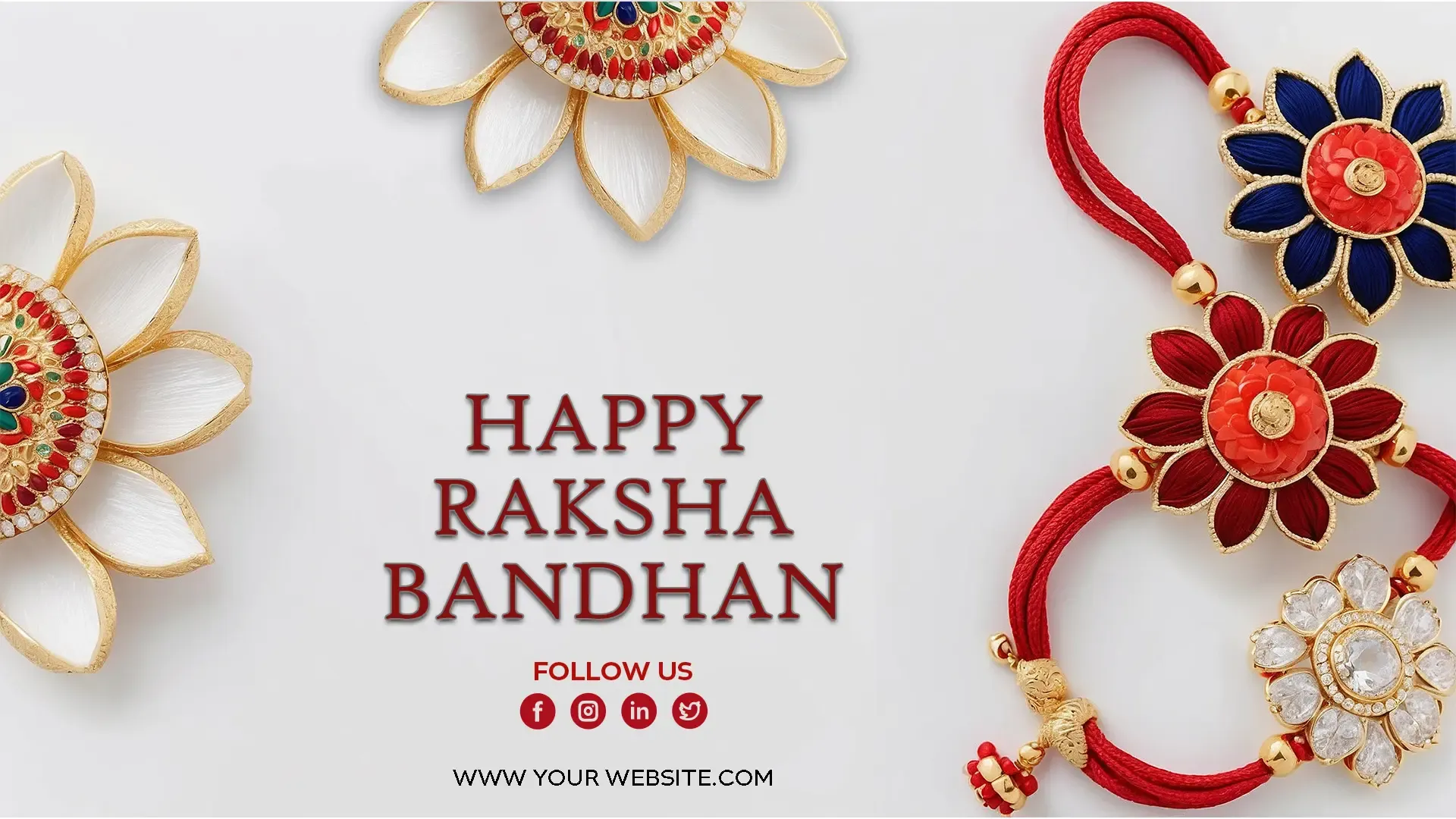 Elegant Rakhi Designs PSD for Your Raksha Bandhan Promotions image